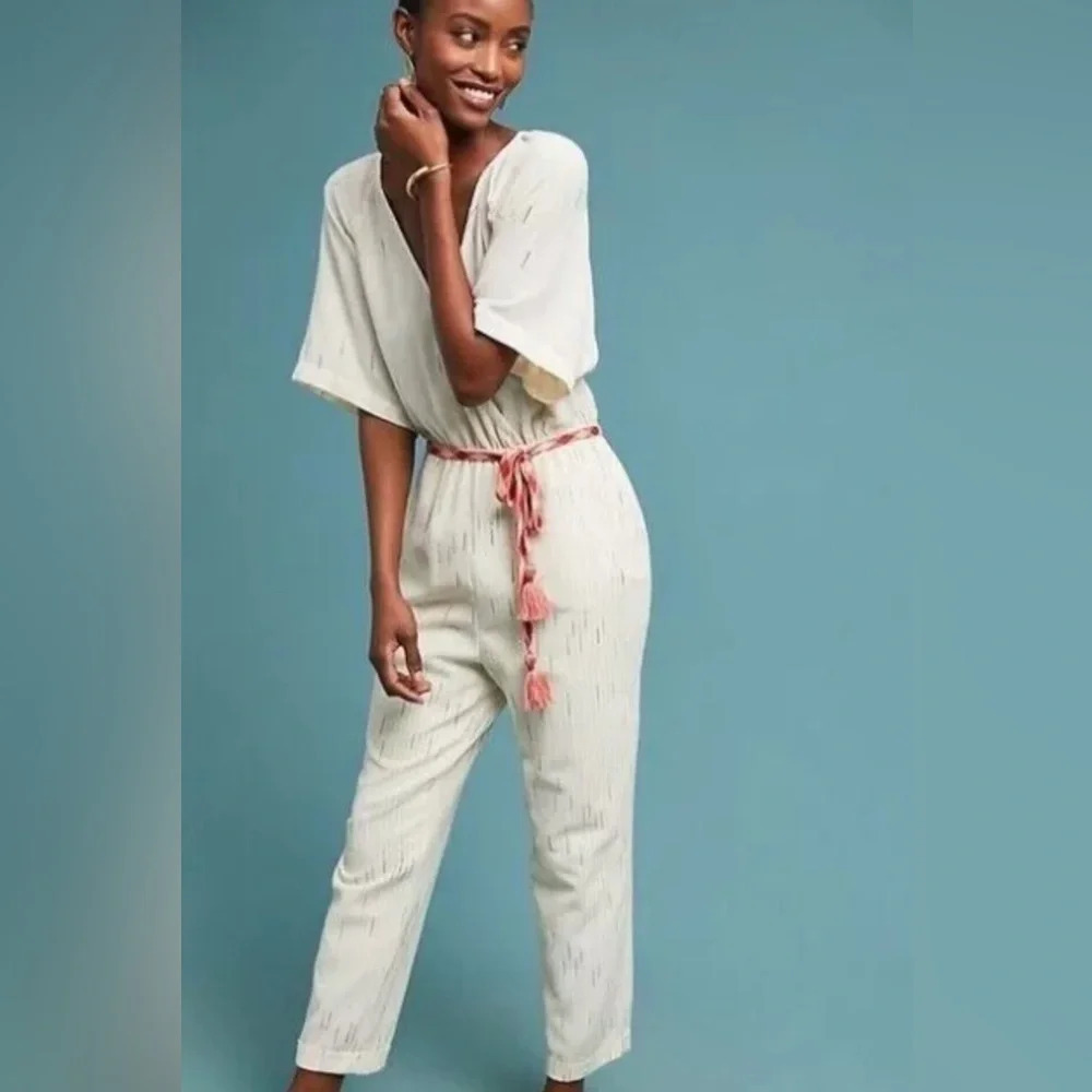 Anthropologie Feather Bone Romper - Size XS - Picture 7 of 15